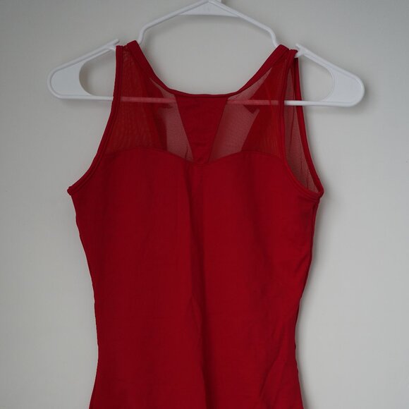 So Danca Red Leotard - Picture 1 of 3